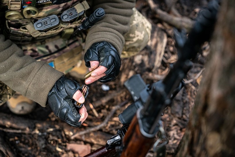 Ukrayna ordusu Donetsk Oblastı'nda eğitimlerine devam ediyor - Resim: 17