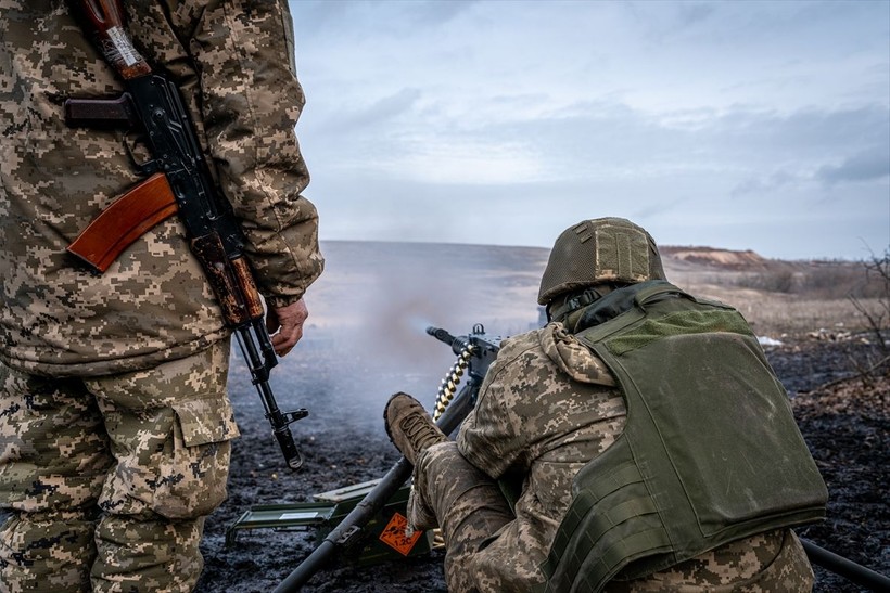 Ukrayna ordusu Donetsk Oblastı'nda eğitimlerine devam ediyor - Resim: 28