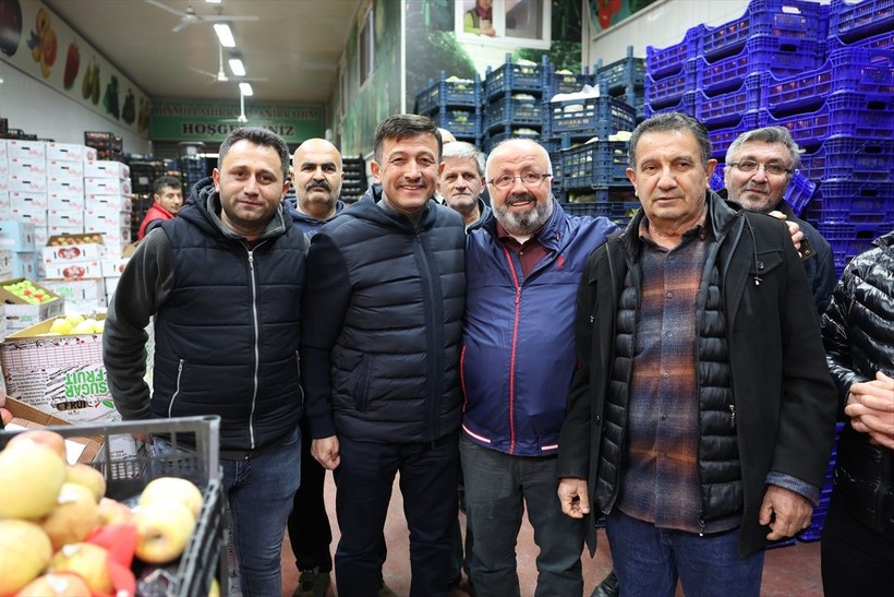 Hamza Dağ hal esnafını ziyaret etti - Resim: 3