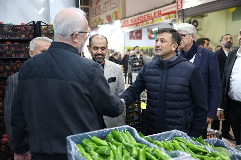 Hamza Dağ hal esnafını ziyaret etti - Resim: 5