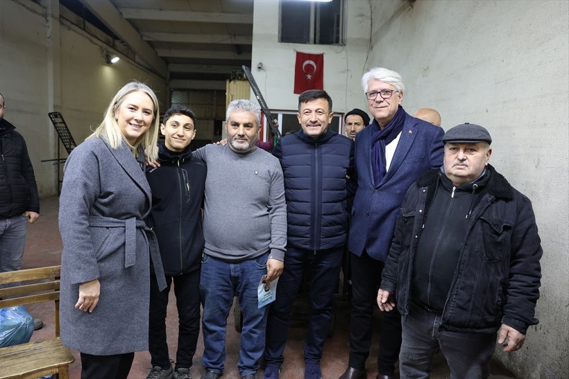 Hamza Dağ hal esnafını ziyaret etti - Resim: 6