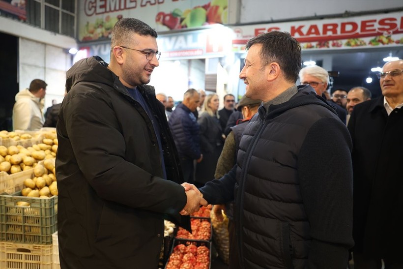 Hamza Dağ hal esnafını ziyaret etti - Resim: 8