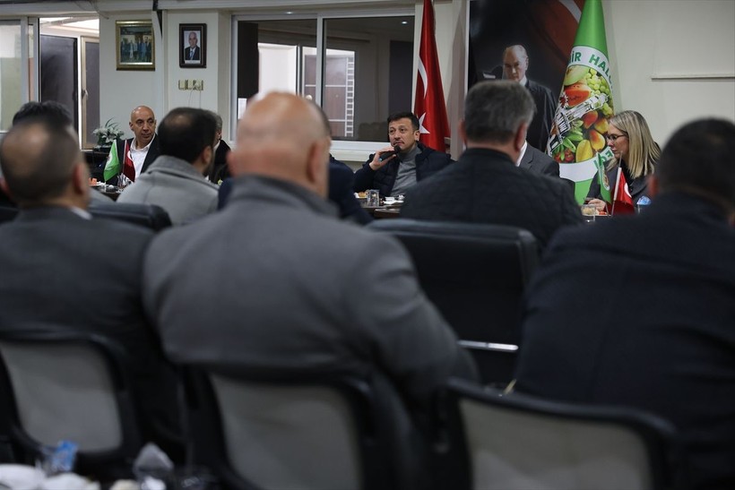 Hamza Dağ hal esnafını ziyaret etti - Resim: 11