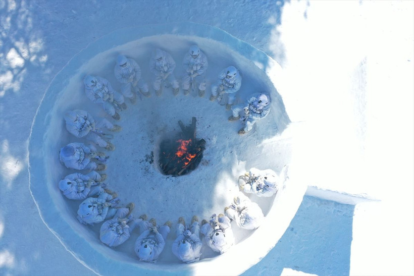 Komandoların Kars'ın karlı dağlarında zorlu eğitimi❄️⛷️🗻 - Resim: 76