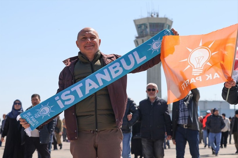 Seçime bir hafta kala AK Parti'den dev gövde gösterisi! Yüz binler "Yeniden Büyük İstanbul Mitingi" için alanda - Resim: 6