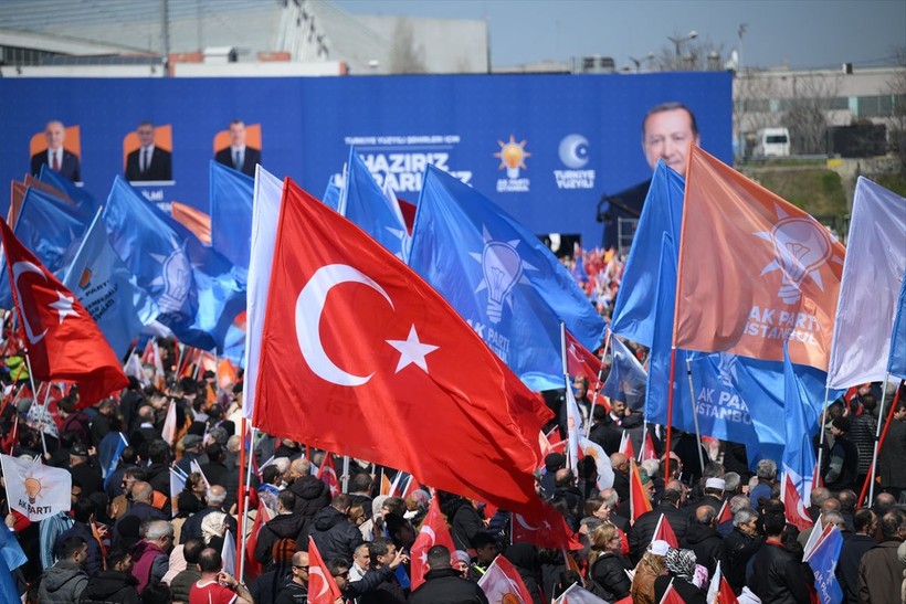 Seçime bir hafta kala AK Parti'den dev gövde gösterisi! Yüz binler "Yeniden Büyük İstanbul Mitingi" için alanda - Resim: 13