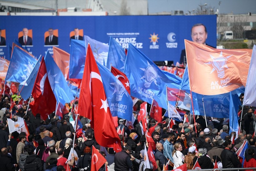 Seçime bir hafta kala AK Parti'den dev gövde gösterisi! Yüz binler "Yeniden Büyük İstanbul Mitingi" için alanda - Resim: 14