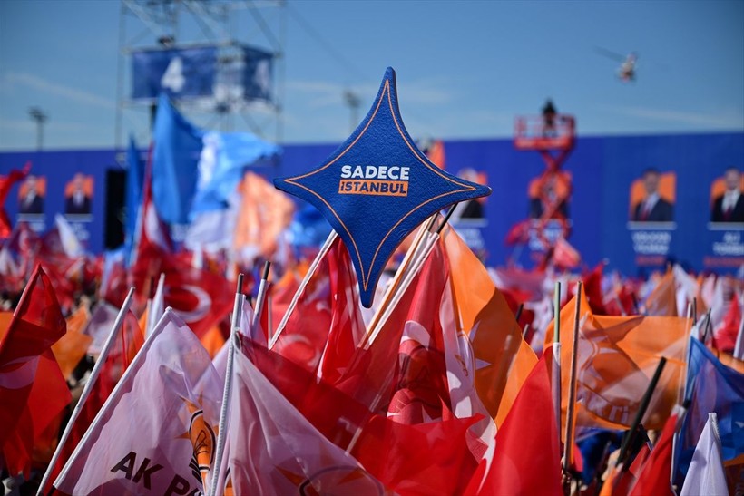 Seçime bir hafta kala AK Parti'den dev gövde gösterisi! Yüz binler "Yeniden Büyük İstanbul Mitingi" için alanda - Resim: 18