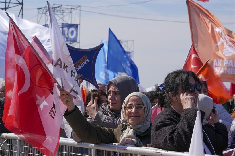 Seçime bir hafta kala AK Parti'den dev gövde gösterisi! Yüz binler "Yeniden Büyük İstanbul Mitingi" için alanda - Resim: 32