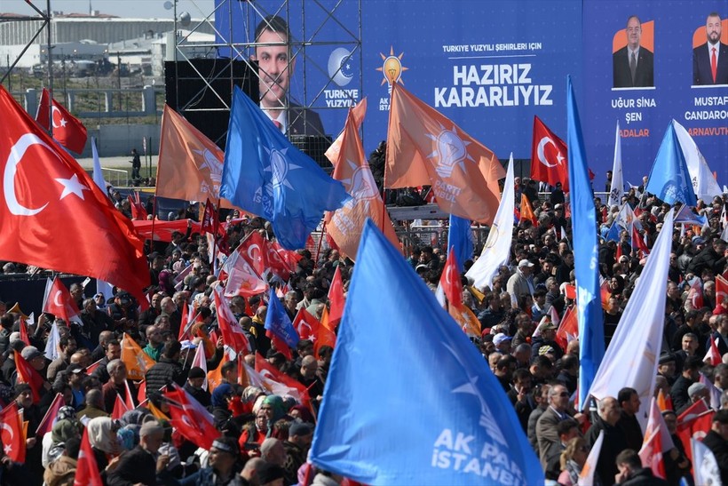 Seçime bir hafta kala AK Parti'den dev gövde gösterisi! Yüz binler "Yeniden Büyük İstanbul Mitingi" için alanda - Resim: 23