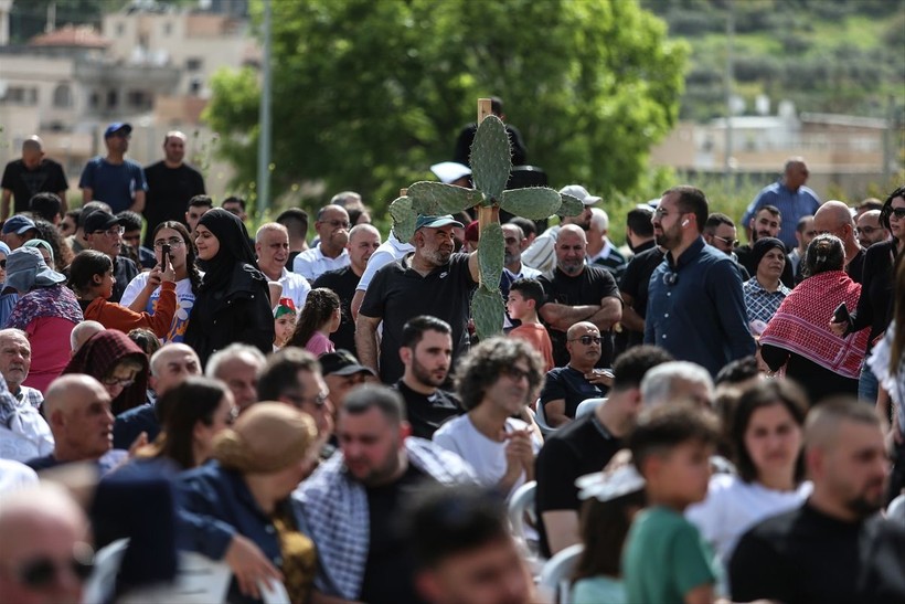 Filistinliler, İsrail işgaline karşı "Toprak Günü" yürüyüşü düzenledi - Resim: 31