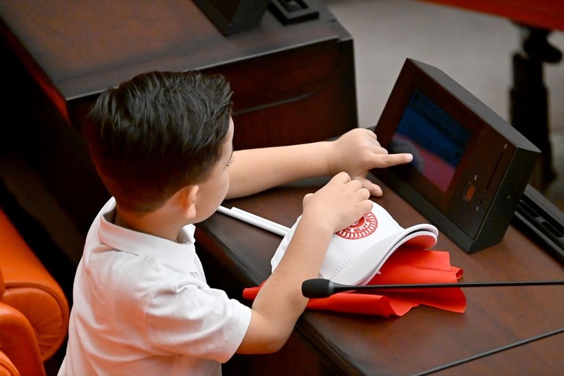 Meclis'te 23 Nisan geleneği: Çocuk Özel Oturumu yapıldı - Resim: 38