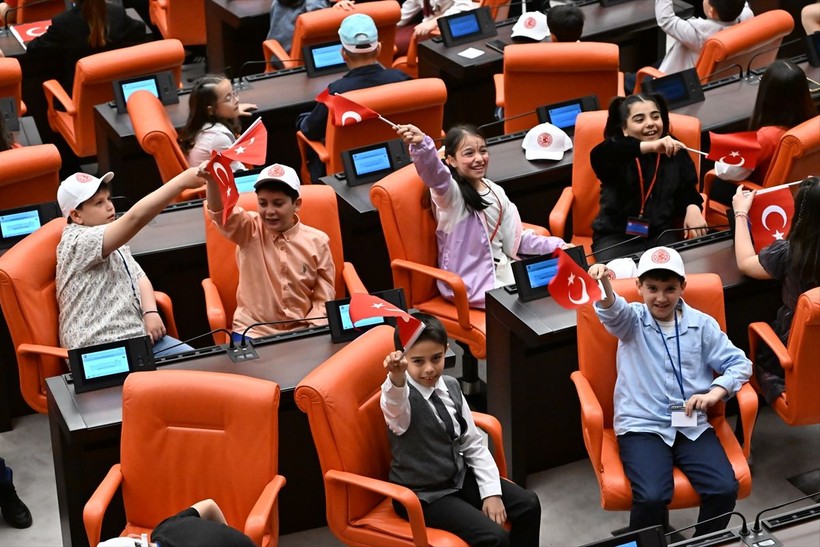 Meclis'te 23 Nisan geleneği: Çocuk Özel Oturumu yapıldı - Resim: 41