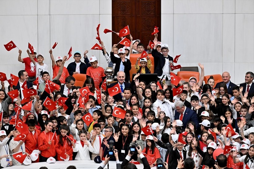 Meclis'te 23 Nisan geleneği: Çocuk Özel Oturumu yapıldı - Resim: 36