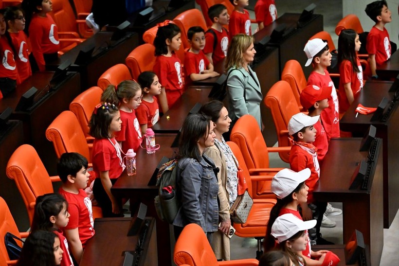 Meclis'te 23 Nisan geleneği: Çocuk Özel Oturumu yapıldı - Resim: 10