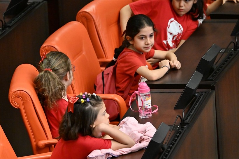 Meclis'te 23 Nisan geleneği: Çocuk Özel Oturumu yapıldı - Resim: 13