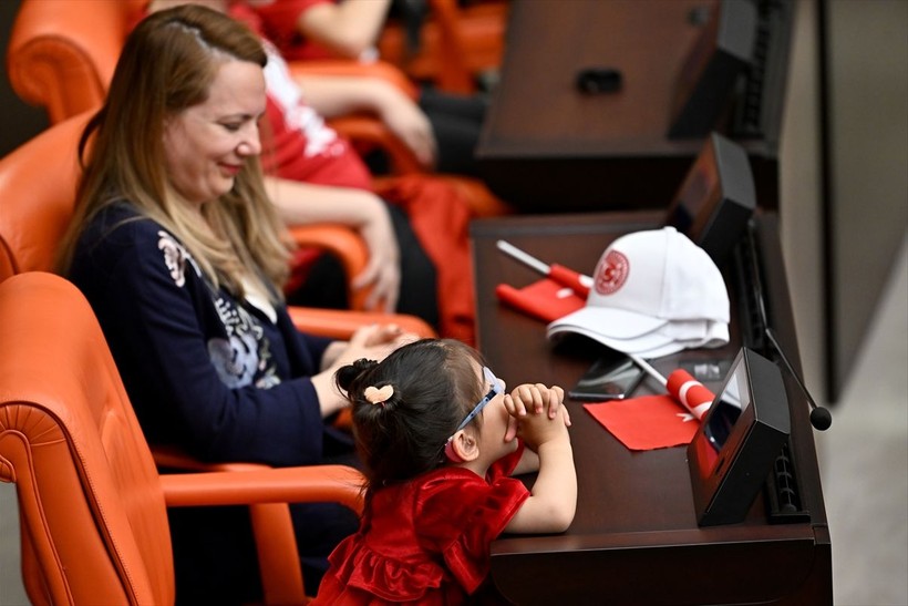 Meclis'te 23 Nisan geleneği: Çocuk Özel Oturumu yapıldı - Resim: 23