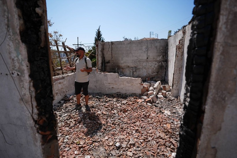Evinin yanması nedeniyle göç ettiği İzmir'de yangın yine onu buldu - Resim: 2