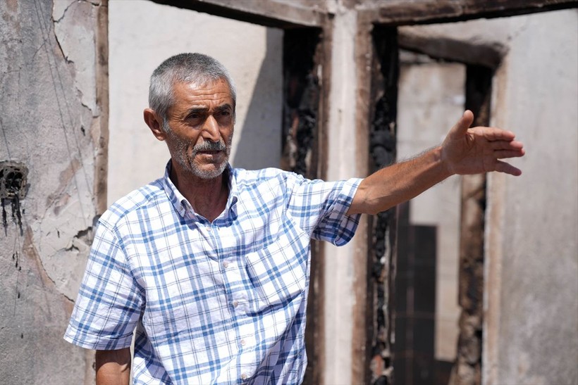 Evinin yanması nedeniyle göç ettiği İzmir'de yangın yine onu buldu - Resim: 1