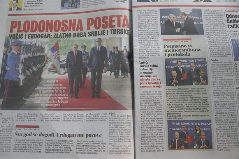 Cumhurbaşkanı Erdoğan’ın Arnavutluk ve Sırbistan ziyareti Balkan ülkelerinde gazete manşetlerinde - Resim: 1
