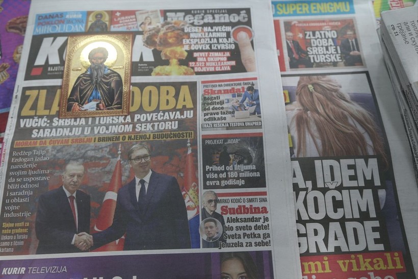 Cumhurbaşkanı Erdoğan’ın Arnavutluk ve Sırbistan ziyareti Balkan ülkelerinde gazete manşetlerinde - Resim: 2