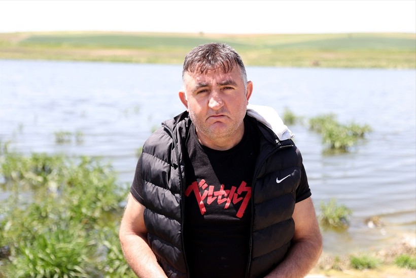  Kırklareli'nin Babaeski ilçesine bağlı Terzili köyündeki gölette balık ölümlerine ilişkin...