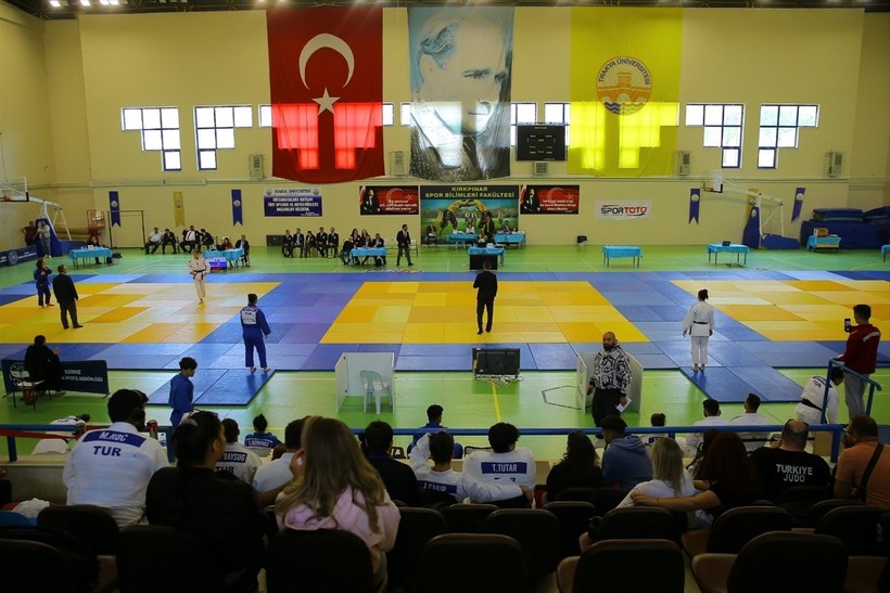 Trakya Üniversitesi'nin ev sahipliğinde düzenlenen Üniversiteler Türkiye Judo Şampiyonası, final...