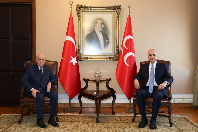 Numan Kurtulmuş'tan Devlet Bahçeli'ye ziyaret - Resim : 1