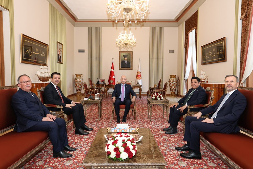 TBMM Başkanı Kurtulmuş, Arıkan'ı kabul etti - Resim : 1