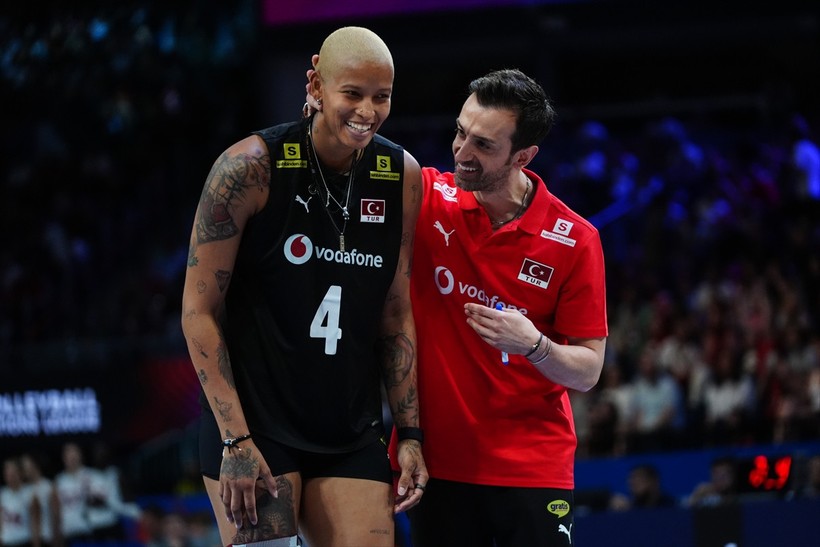 Filenin Sultanları İstanbul'da oynanan VNL maçında Kanada'yı 3-0 mağlup etti - Resim : 3