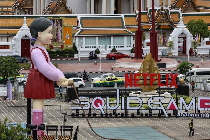 Bangkok'ta Squid Game heykelleri - Resim: 9