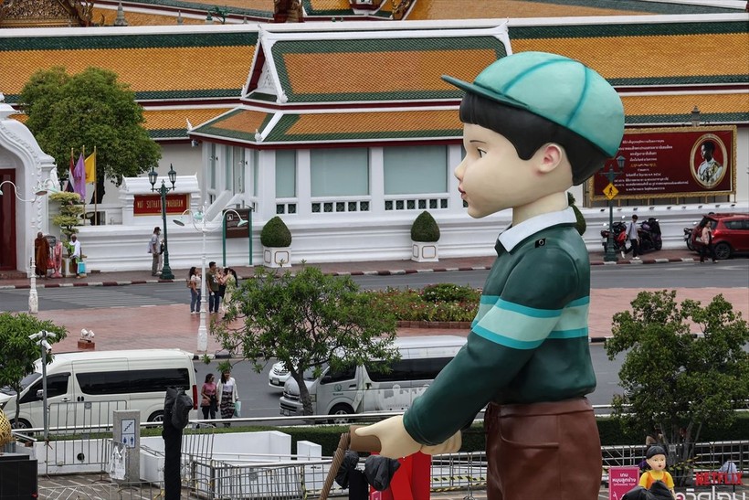 Bangkok'ta Squid Game heykelleri - Resim: 11