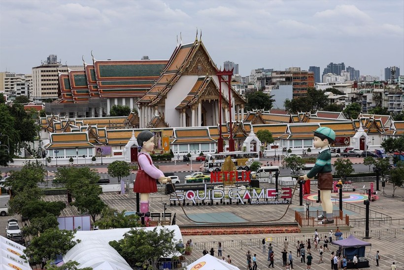 Bangkok'ta Squid Game heykelleri - Resim: 13