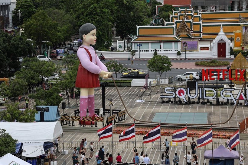 Bangkok'ta Squid Game heykelleri - Resim: 14
