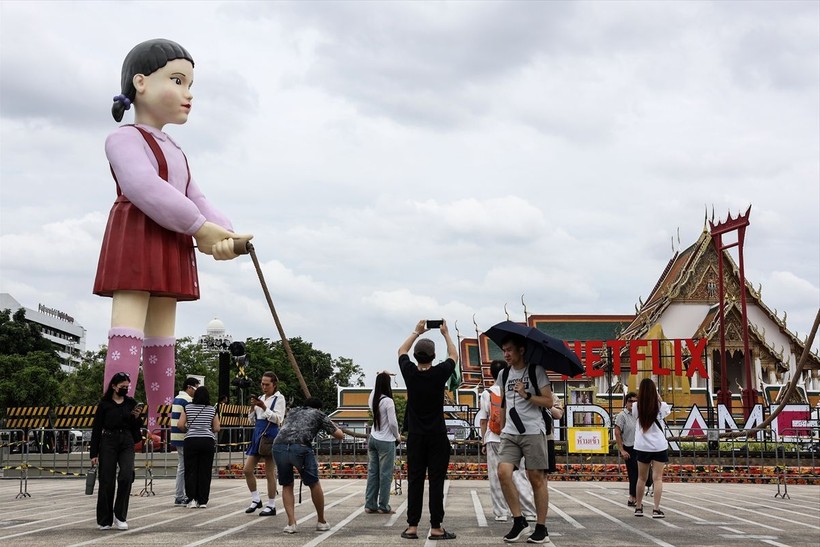 Bangkok'ta Squid Game heykelleri - Resim: 23