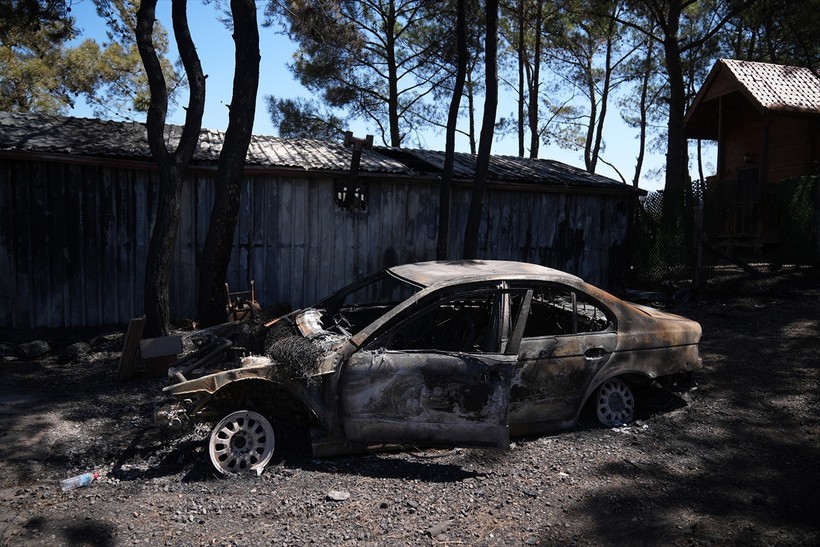 Bornova'da kıvılcım faciası: Yeşil vadi kül oldu - Resim : 4