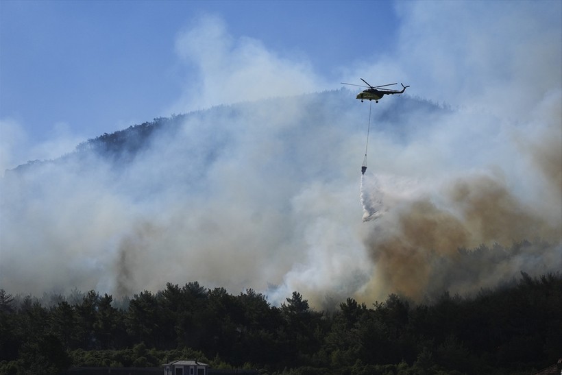 Manisa, Bodrum, Seferihisar, Hatay orman yangınları | Bakan Yumaklı ve Bakan Yerlikaya son durumu aktardı: Enerjileri düştü - Resim : 2