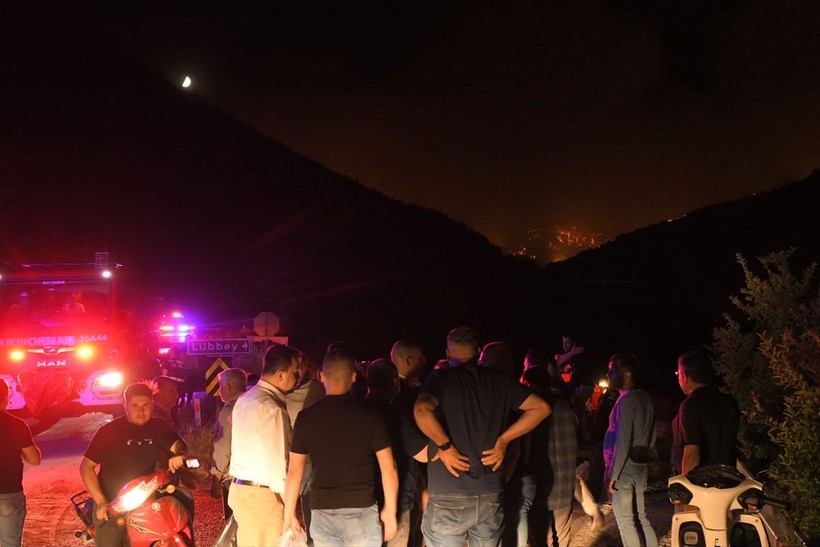 İzmir Ödemiş'te orman yangını çıktı - Resim: 13