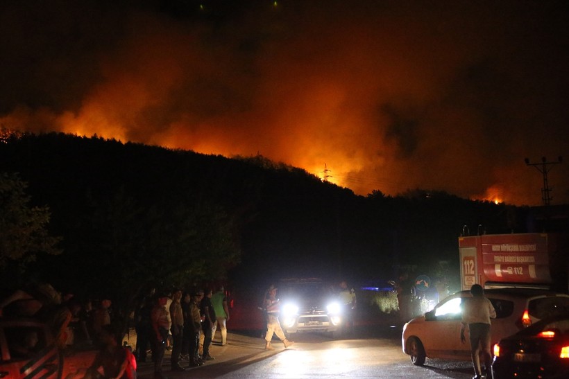 Hatay Dörtyol'da orman yangını - Resim : 2