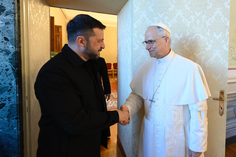 Zelenskiy, Papa 14’üncü Leo ile görüştü - Resim : 1