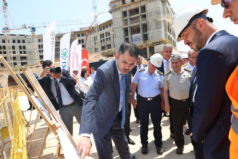 Bakan Murat Kurum ve Bakan Yaşar Güler'den Ay Yıldız Yerleşkesi'nde inceleme - Resim : 1