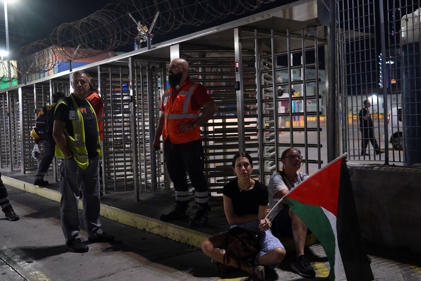 Yunanistan'da İsrail protestosu! Ülke sınırları üzerinden malzeme götürülmemesi için eylem yaptılar - Resim: 16