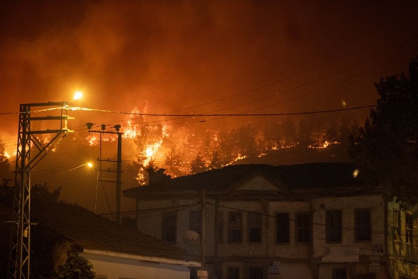 Sakarya'da çıkan orman yangını nedeniyle iki mahalle tahliye edildi - Resim: 11