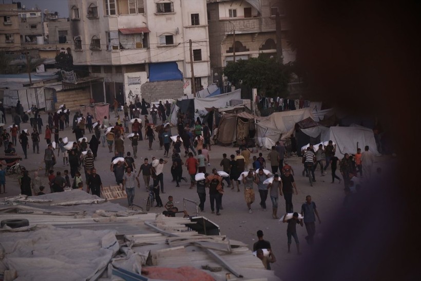 Gazze'de Filistinlilere un yardımı yapıldı - Resim: 11