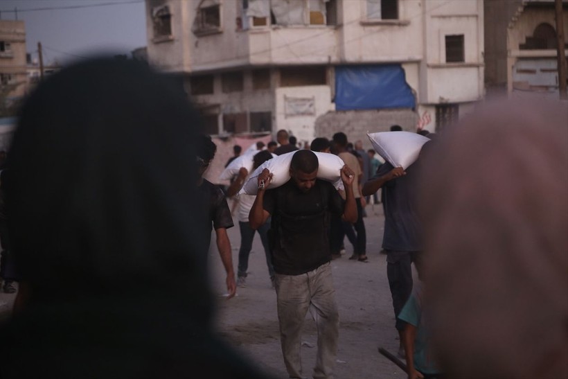 Gazze'de Filistinlilere un yardımı yapıldı - Resim: 24