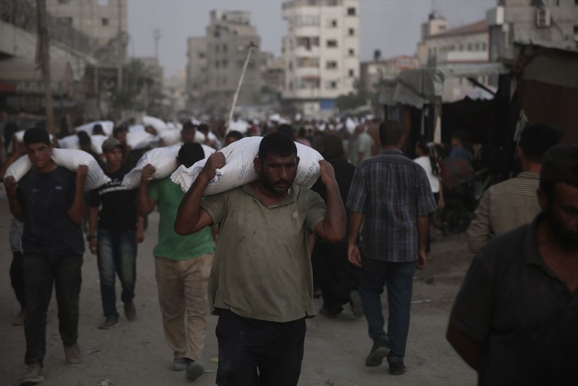 Gazze'de Filistinlilere un yardımı yapıldı - Resim: 26