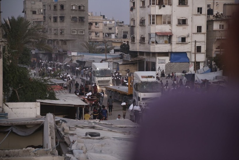 Gazze'de Filistinlilere un yardımı yapıldı - Resim: 27