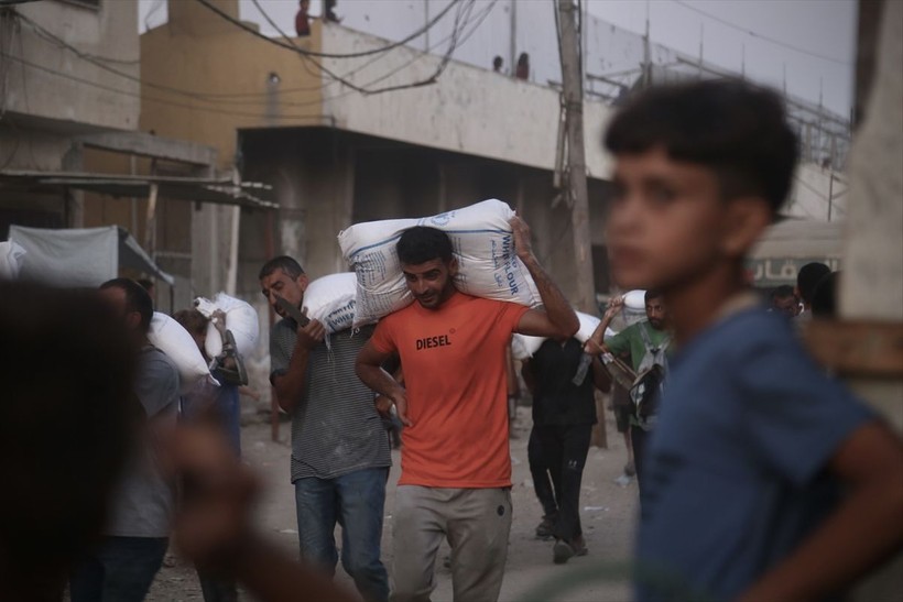 Gazze'de Filistinlilere un yardımı yapıldı - Resim: 31