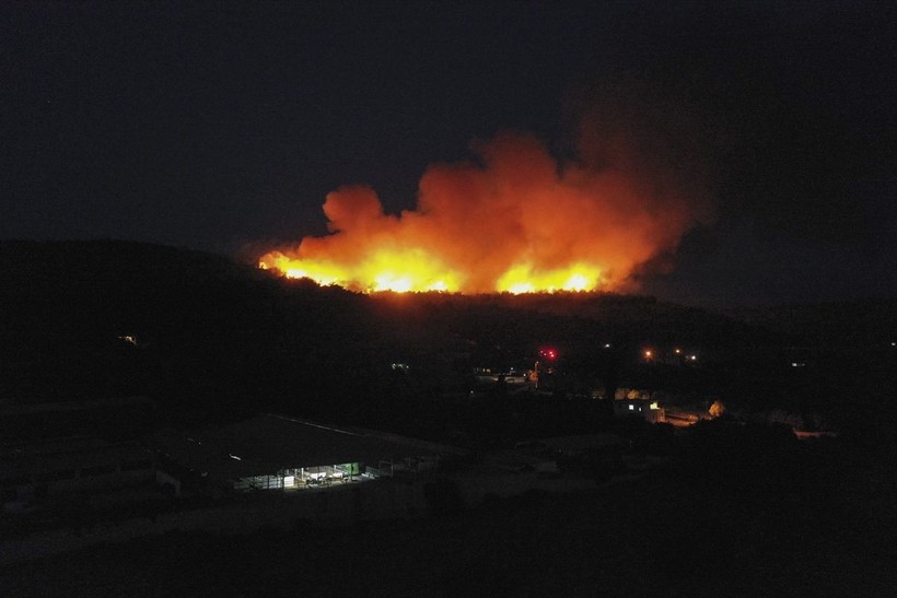 İzmir Urla'da orman yangını - Resim: 1