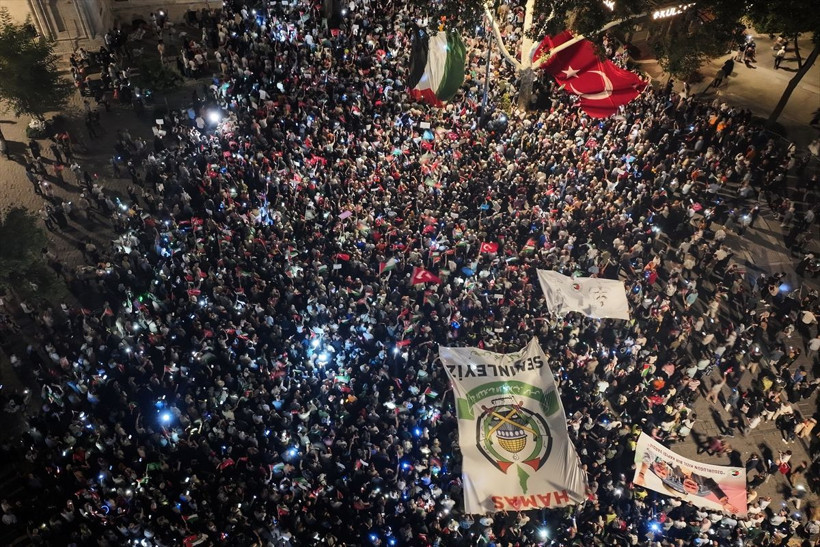 Filistin'e Destek Platformu tarafından "Gazze'ye Umut Ol" yürüyüşü düzenlendi - Resim: 5